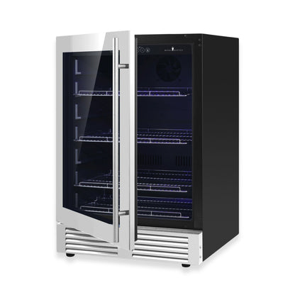 24 Inch Under Counter LOW-E Glass Door Beer Fridge