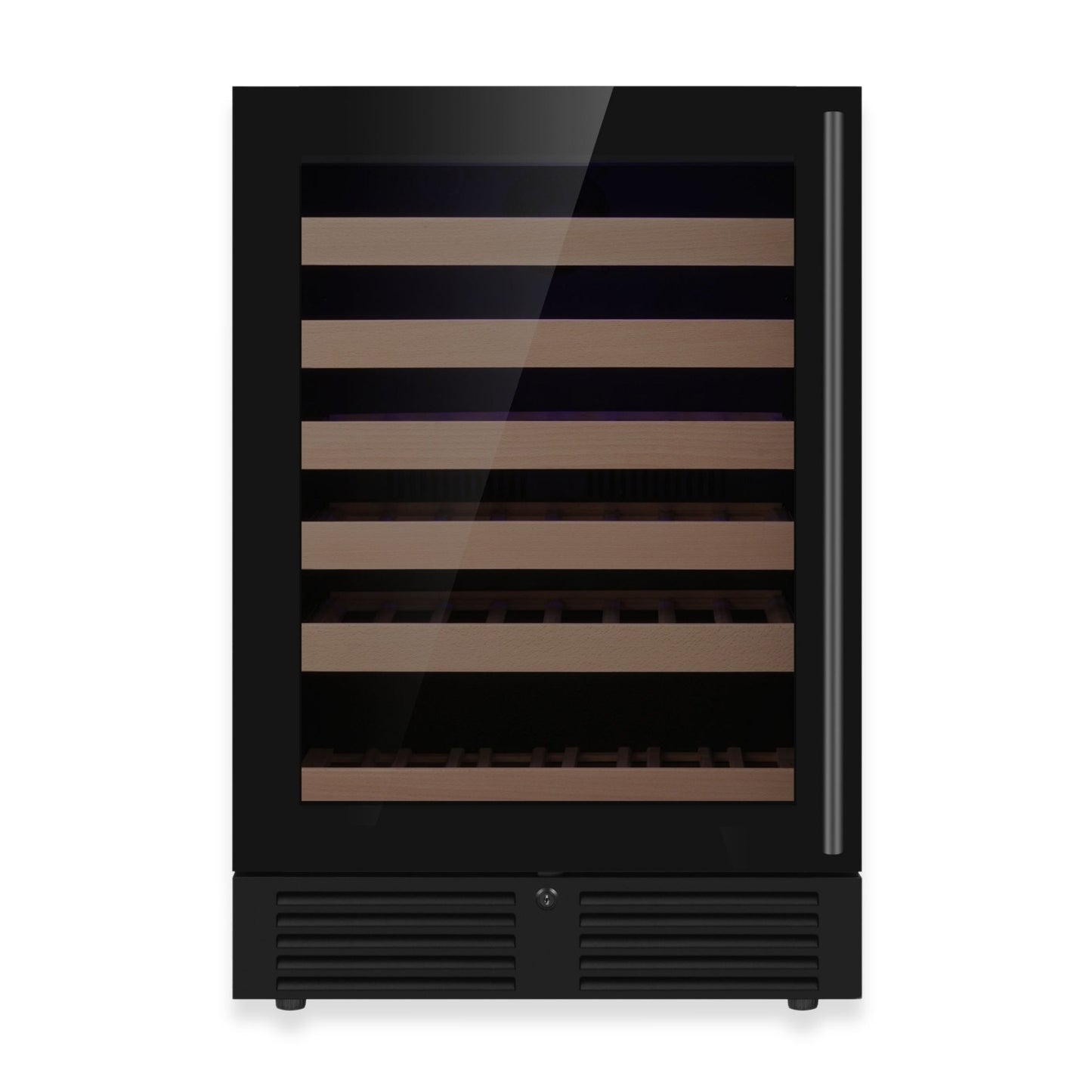 24-Inch Under-Counter Single Zone Wine Cooler with Low-E Glass Door