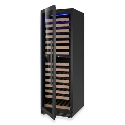 Tall Dual Zone Upright Wine Cooler | Low-E Glass & Silent Cooling